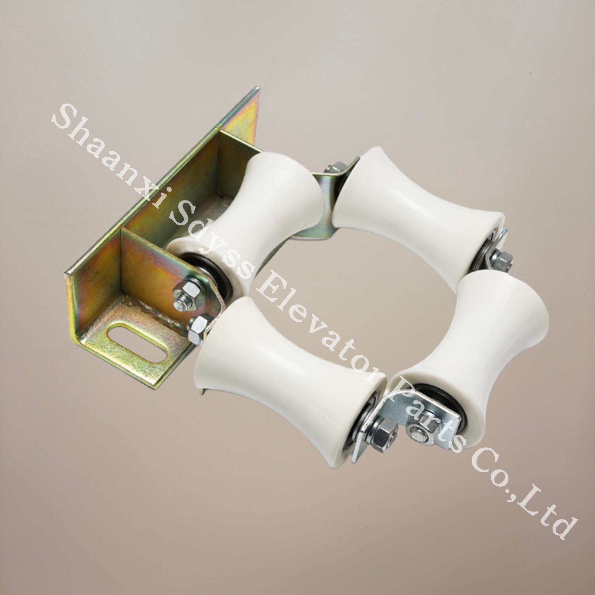 Elevator compensation chain guide device Hitachi Hirohi Jiangnan Jiajie ...