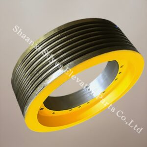 电梯曳引轮4006 78主机曳引机适用宁波欣达WWTY富士达电梯配件 (4)